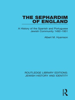 cover image of The Sephardim of England